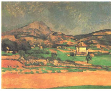 Картина "plain by mont sainte-victoire" художника "сезанн поль"