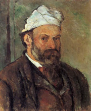 Копия картины "self-portrait with white turbaned" художника "сезанн поль"
