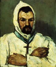 Картина "portrait of uncle dominique as a monk" художника "сезанн поль"