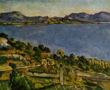 Копия картины "sea at l&#39;estaque" художника "сезанн поль"