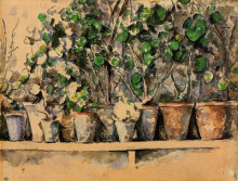 Копия картины "flower pots" художника "сезанн поль"