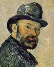 Картина "self-portrait" художника "сезанн поль"