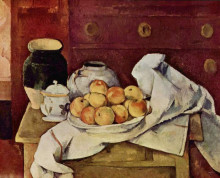 Картина "still life with a chest of drawers" художника "сезанн поль"