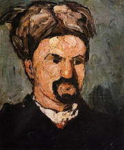 Репродукция картины "portrait of uncle dominique in a turban" художника "сезанн поль"