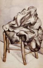 Копия картины "jacket on a chair" художника "сезанн поль"