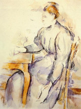 Картина "seated woman" художника "сезанн поль"