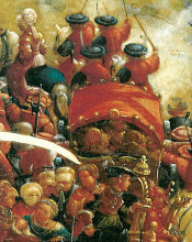 Картина "битва александра (фрагмент)" художника "альтдорфер альбрехт"