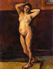 Копия картины "nude woman standing" художника "сезанн поль"