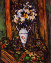 Копия картины "still life, vase with flowers" художника "сезанн поль"