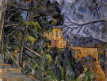 Репродукция картины "chateau noir" художника "сезанн поль"