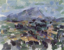 Копия картины "mont sainte-victoire" художника "сезанн поль"