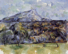 Копия картины "mont sainte-victoire seen from les lauves" художника "сезанн поль"
