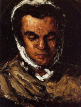 Копия картины "portrait of marie cezanne, the artist&#39;s sister" художника "сезанн поль"