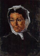 Репродукция картины "the artist&#39;s mother" художника "сезанн поль"