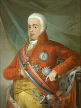 Копия картины "retrato de d. jo&#227;o vi, rei de portugal" художника "секейра домингос"