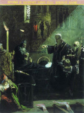 Картина "burial of alexander nevsky" художника "семирадский генрих"