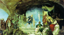 Репродукция картины "orpheus in the underworld" художника "семирадский генрих"