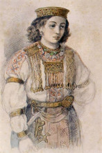 Копия картины "sketch of burning corpses of russes" художника "семирадский генрих"