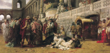 Репродукция картины "christian dirce" художника "семирадский генрих"