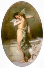 Картина "amor and psyche" художника "семирадский генрих"