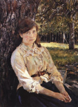 Картина "девушка, освещенная солнцем (портрет м.я.симонович)" художника "серов валентин"
