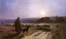 Репродукция картины "evening" художника "серюзье поль"