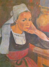 Картина "portrait of marie lagadu" художника "серюзье поль"