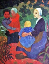 Картина "the young mothers" художника "серюзье поль"