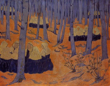 Картина "breton women, the meeting in the sacred grove" художника "серюзье поль"