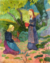 Картина "madeline with the offering" художника "серюзье поль"