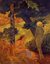 Копия картины "bathers" художника "серюзье поль"