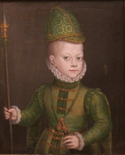 Копия картины "portrait of a boy at the spanish court" художника "ангиссола софонисба"