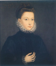 Картина "infantin isabella clara eugenia" художника "ангиссола софонисба"
