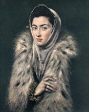 Картина "portrait of caterina micaela of spain" художника "ангиссола софонисба"
