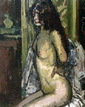 Копия картины "seated nude, paris" художника "сикерт уолтер"