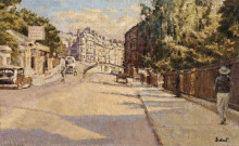 Копия картины "london street, bath" художника "сикерт уолтер"