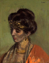 Копия картины "portrait of lady noble" художника "сикерт уолтер"
