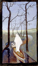 Картина "on the stream of life" художника "симберг хуго"