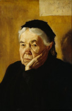 Картина "the artist&#39;s aunt" художника "симберг хуго"