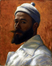 Копия картины "self-portrait" художника "симберг хуго"