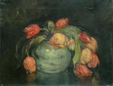 Картина "tulipes" художника "симониди мишель"