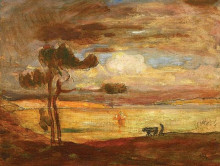 Картина "allegorical landscape" художника "симониди мишель"