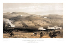 Копия картины "charge of the light cavalry brigade, 25th oct. 1854, under major general the earl of cardigan" художника "симпсон уильям"