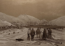 Картина "graves at the head of the harbour of balaklava" художника "симпсон уильям"