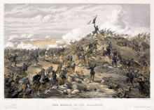 Картина "the attack on the malakoff" художника "симпсон уильям"