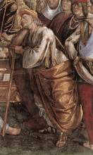 Копия картины "moses&#39;s testament and death (detail)" художника "синьорелли лука"