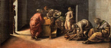 Репродукция картины "the birth of st. john the baptist" художника "синьорелли лука"