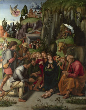 Копия картины "adoration of the shepherds" художника "синьорелли лука"
