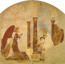 Копия картины "annunciation" художника "синьорелли лука"