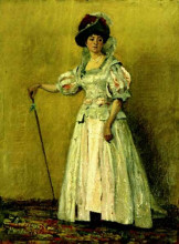 Копия картины "portrait of woman in a costume" художника "андрееску ион"